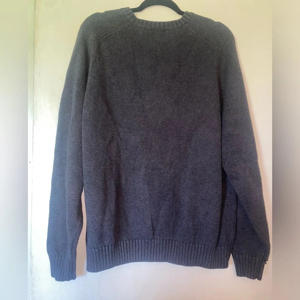 Vtg lands end sweater nice n easy embroidery